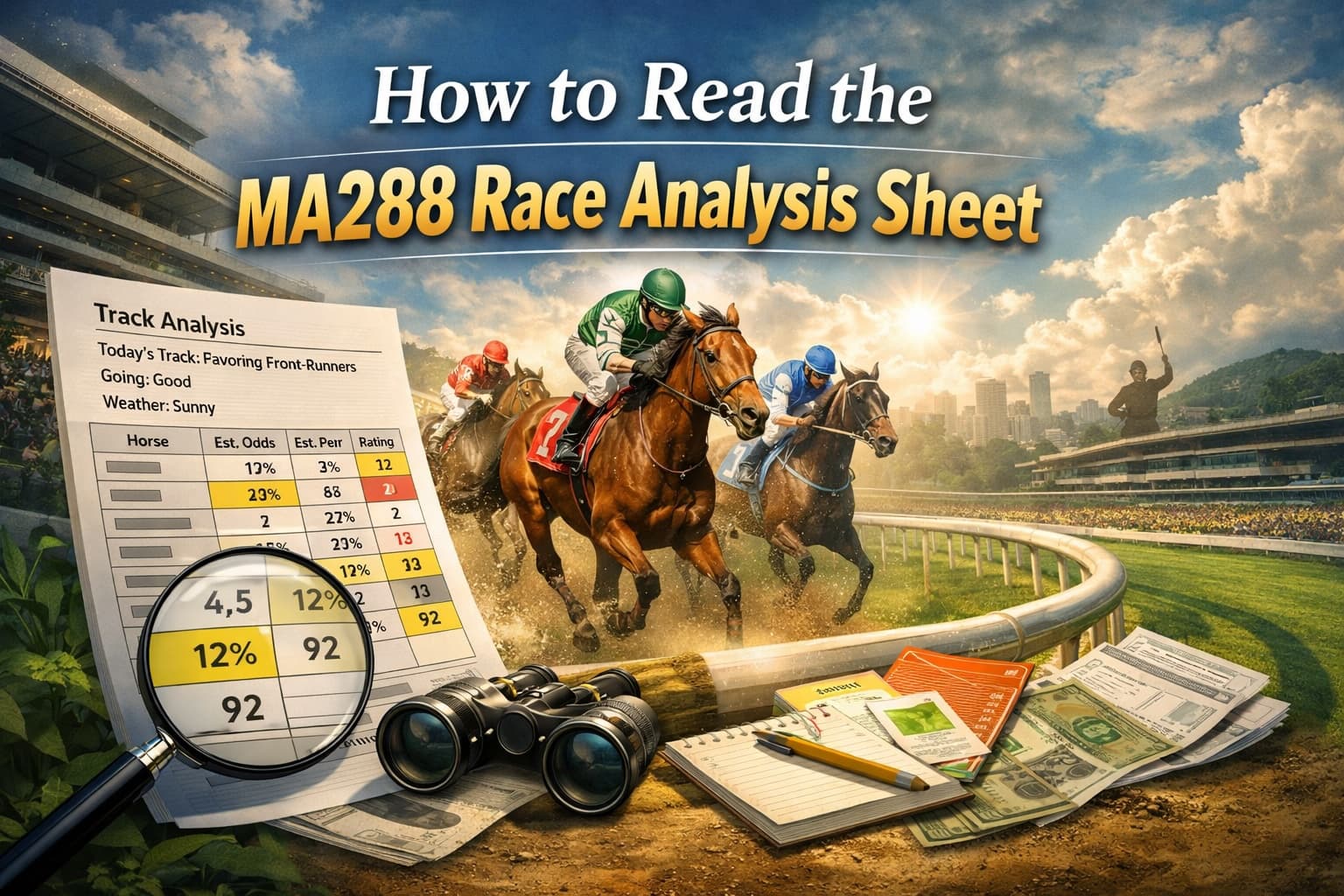 如何閱讀《MA288 賽事分析表》
